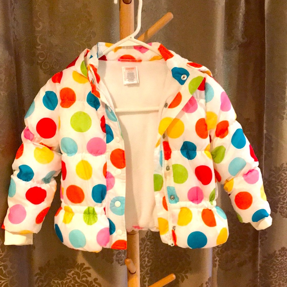 Gymboree 4T polka dot jacket